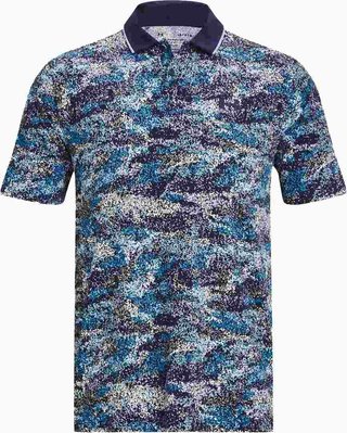 Under Armour Iso-Chill Edge polo da uomo, midnight navy/blizzard