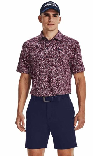 Under Armour Playoff 3.0 Printed polo da uomo, navy