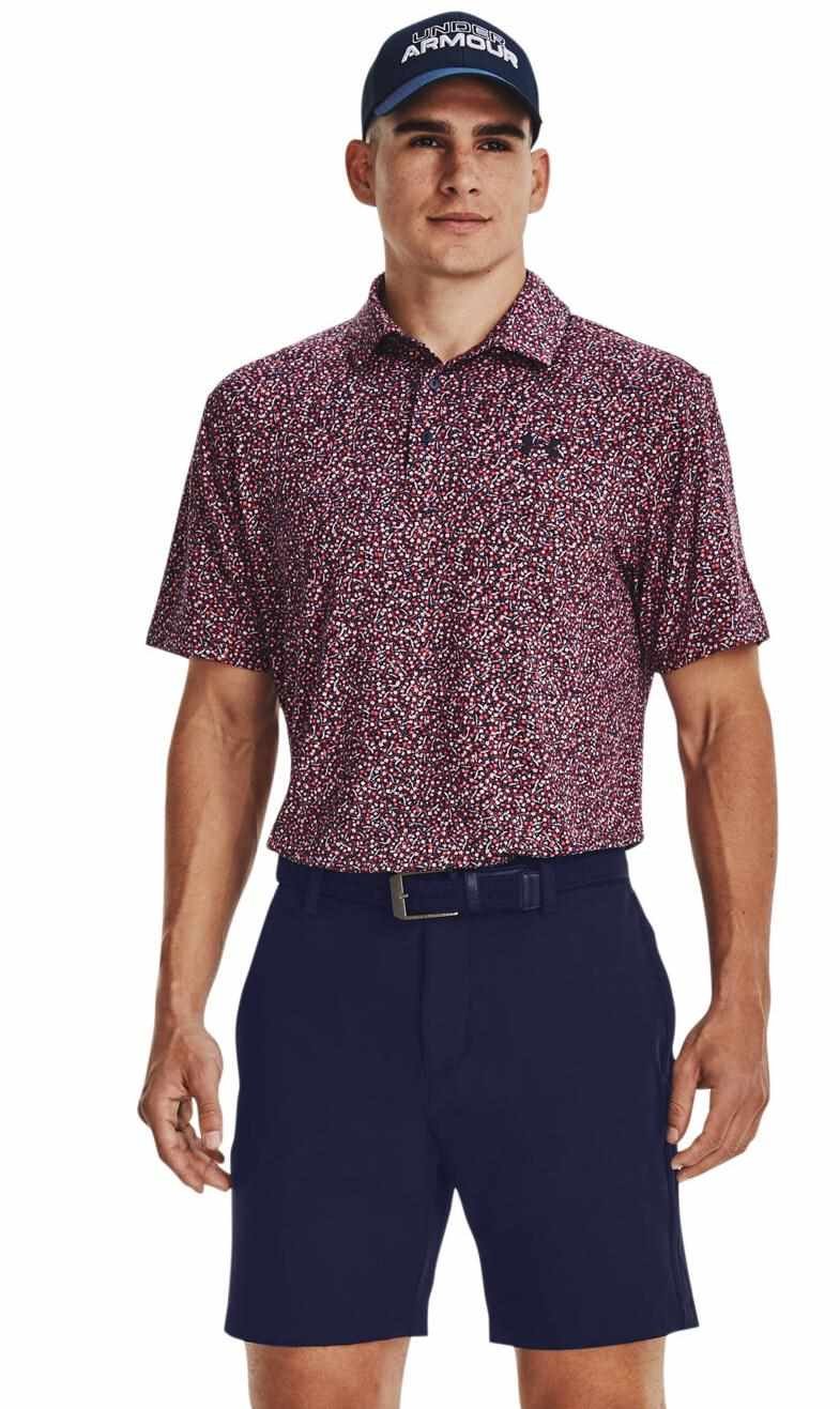 Under Armour Playoff 3.0 Printed polo da uomo, navy