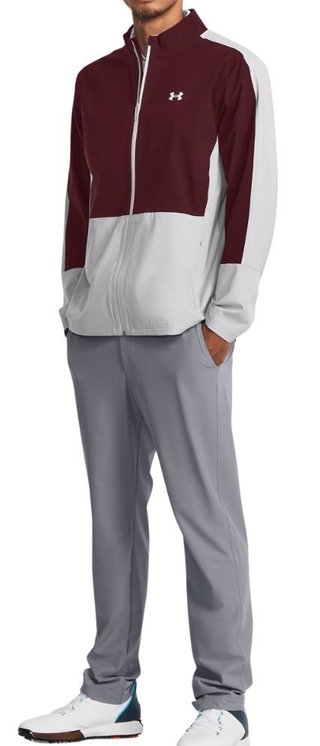 Under Armour Stormproof 3.0 giacca da uomo, dark maroon/mod gray