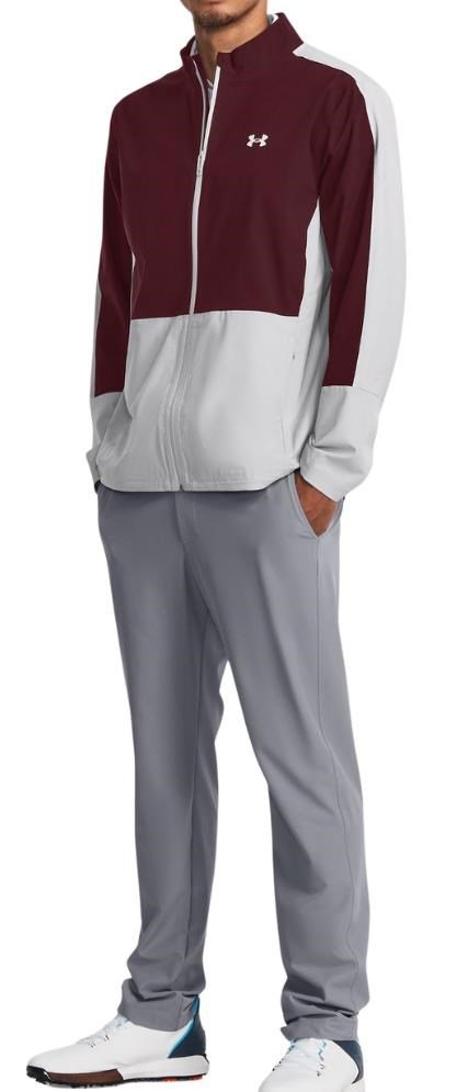 Under Armour Stormproof 3.0 giacca da uomo, dark maroon/mod gray