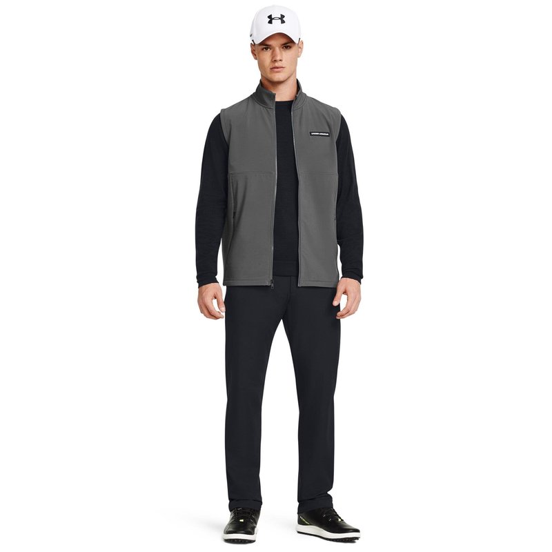 Under Armour Storm Daytona gilet da uomo, castelrock/white