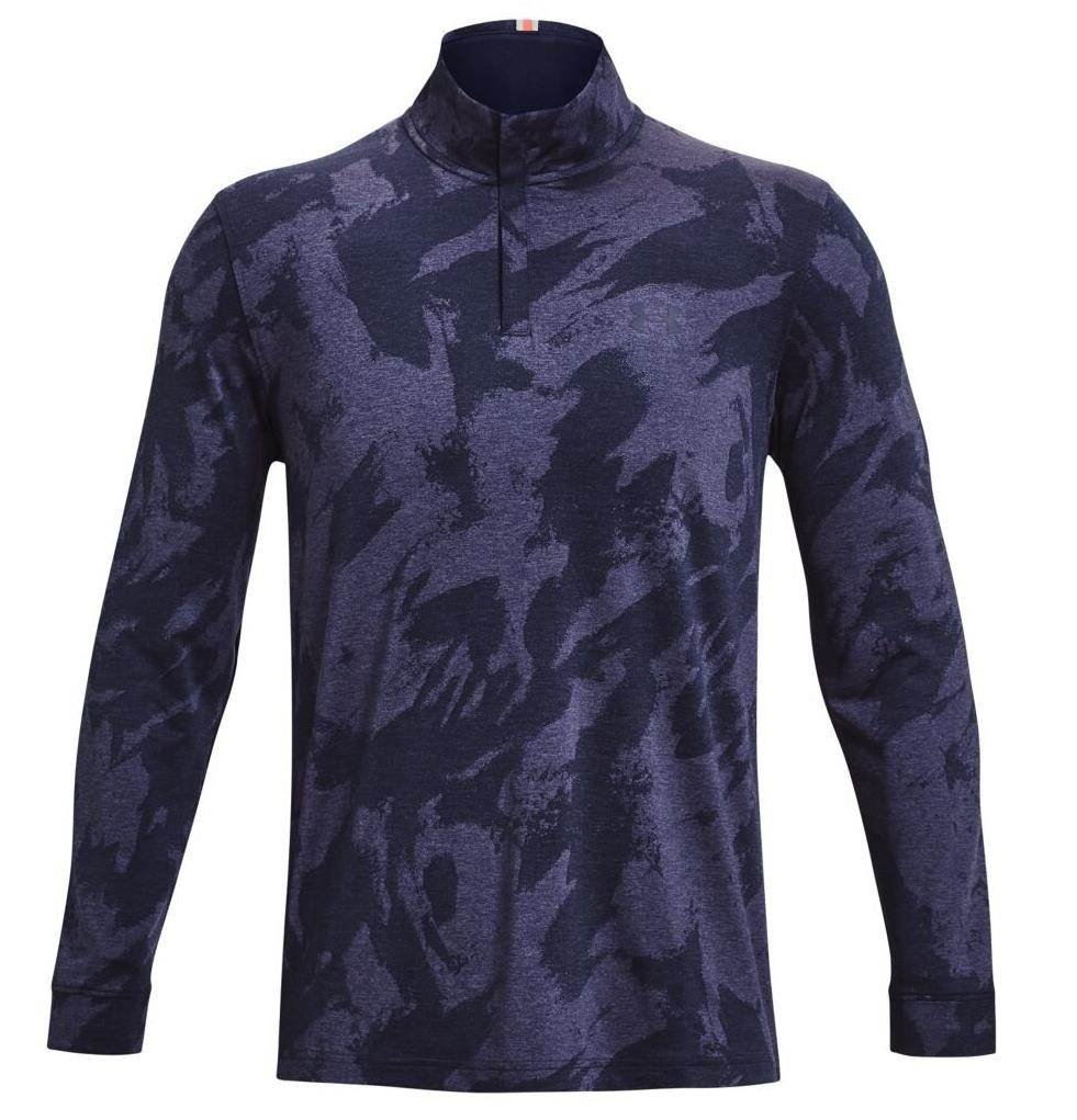 Under Armour Playoff Jacquard 1/4 Zip felpa da uomo, navy