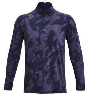 Under Armour Playoff Jacquard 1/4 Zip felpa da uomo, navy