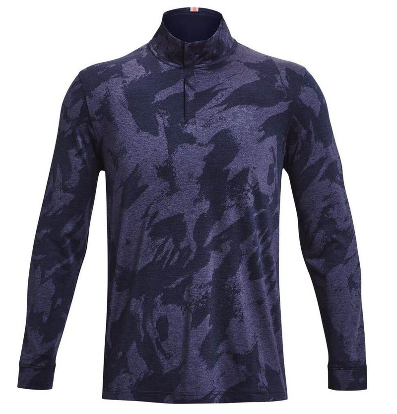 Under Armour Playoff Jacquard 1/4 Zip felpa da uomo, navy