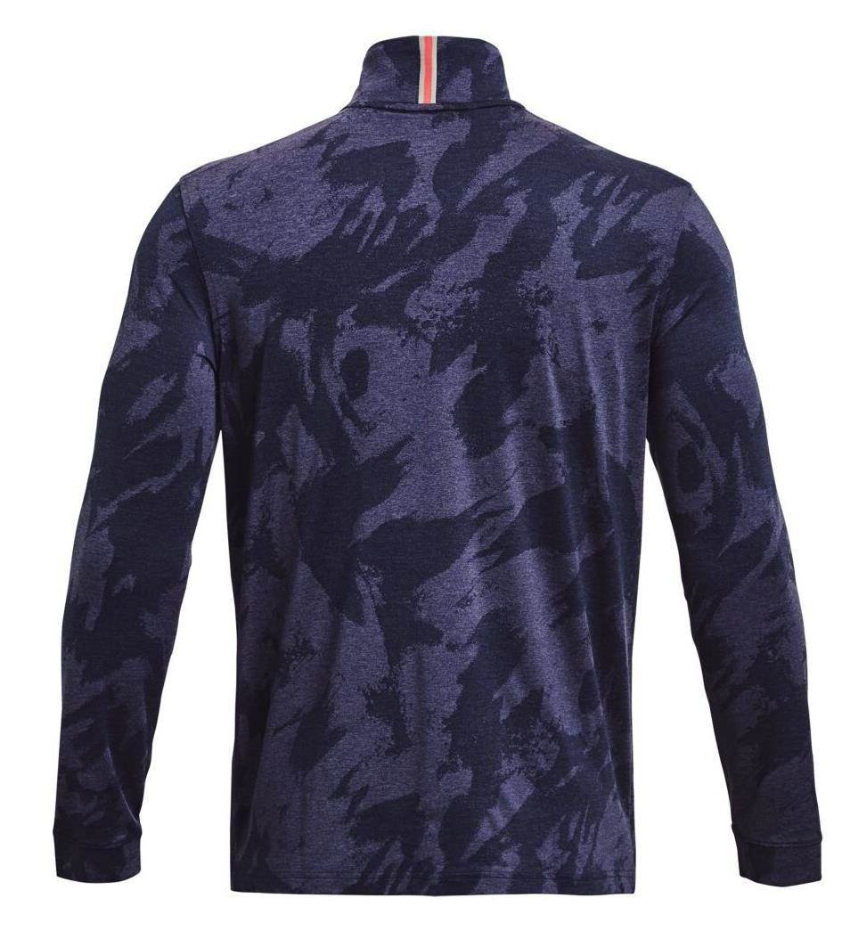 Under Armour Playoff Jacquard 1/4 Zip felpa da uomo, navy