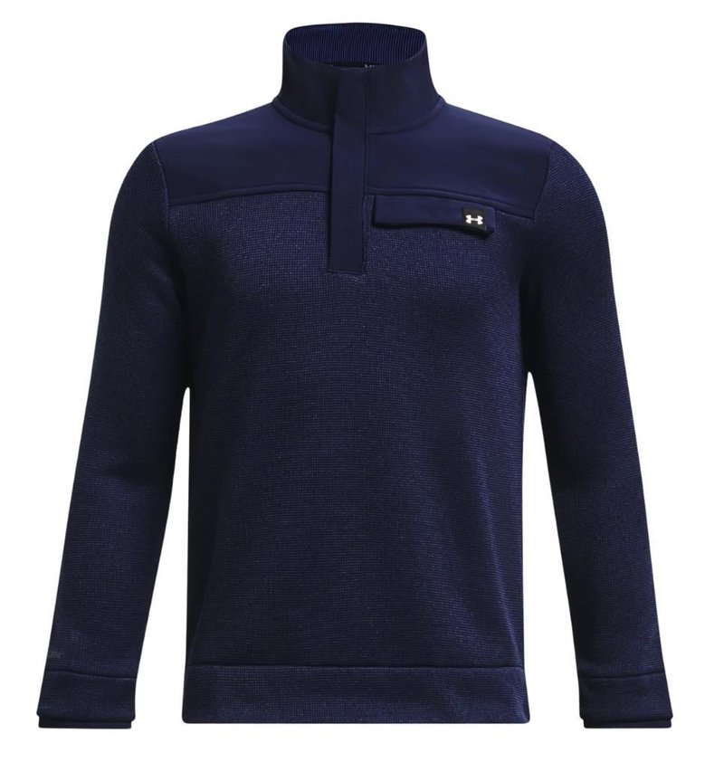 Under Armour Sweaterfleece 1/2 Zip junior felpa, navy