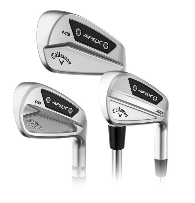 Callaway Apex MB 24 Chrome ferri da uomo, acciaio