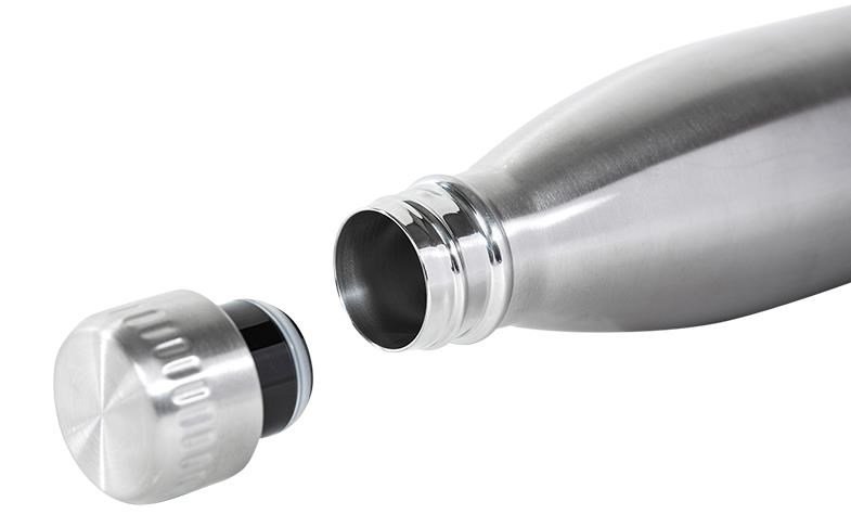 JuCad JuCad Stainless Steel Insulated Bottle argento