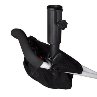 Big Max Rainstar Quick Fix (QF) portaombrello oversize per carrello, nero
