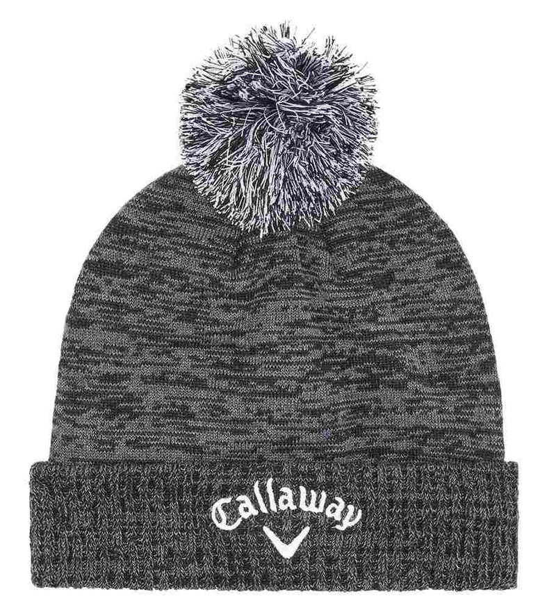 Callaway Pom beanie da uomo, nero