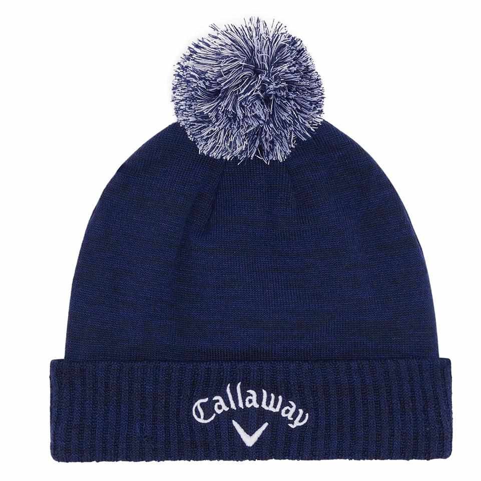 Callaway Pom berretto da uomo, blu navy