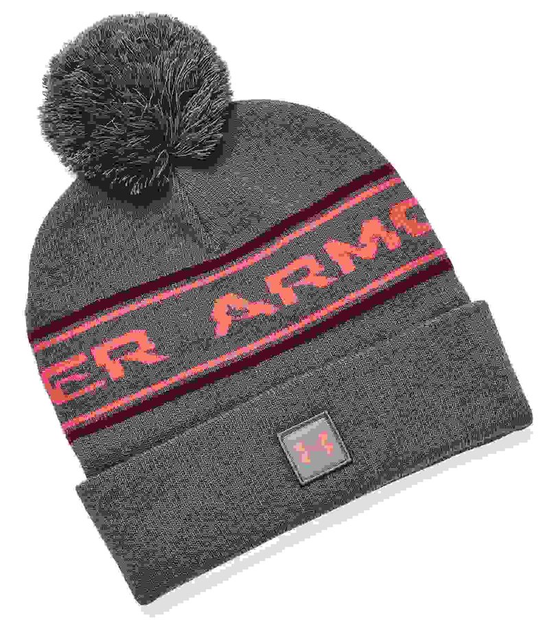 Under Armour Halftime Pom berretto da uomo, pitch gray/dark moon