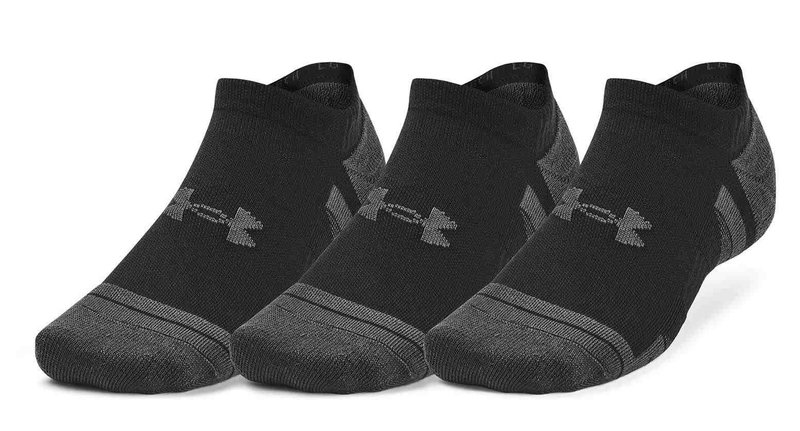 Under Armour Performance Tech calzini unisex (3 paia), neri