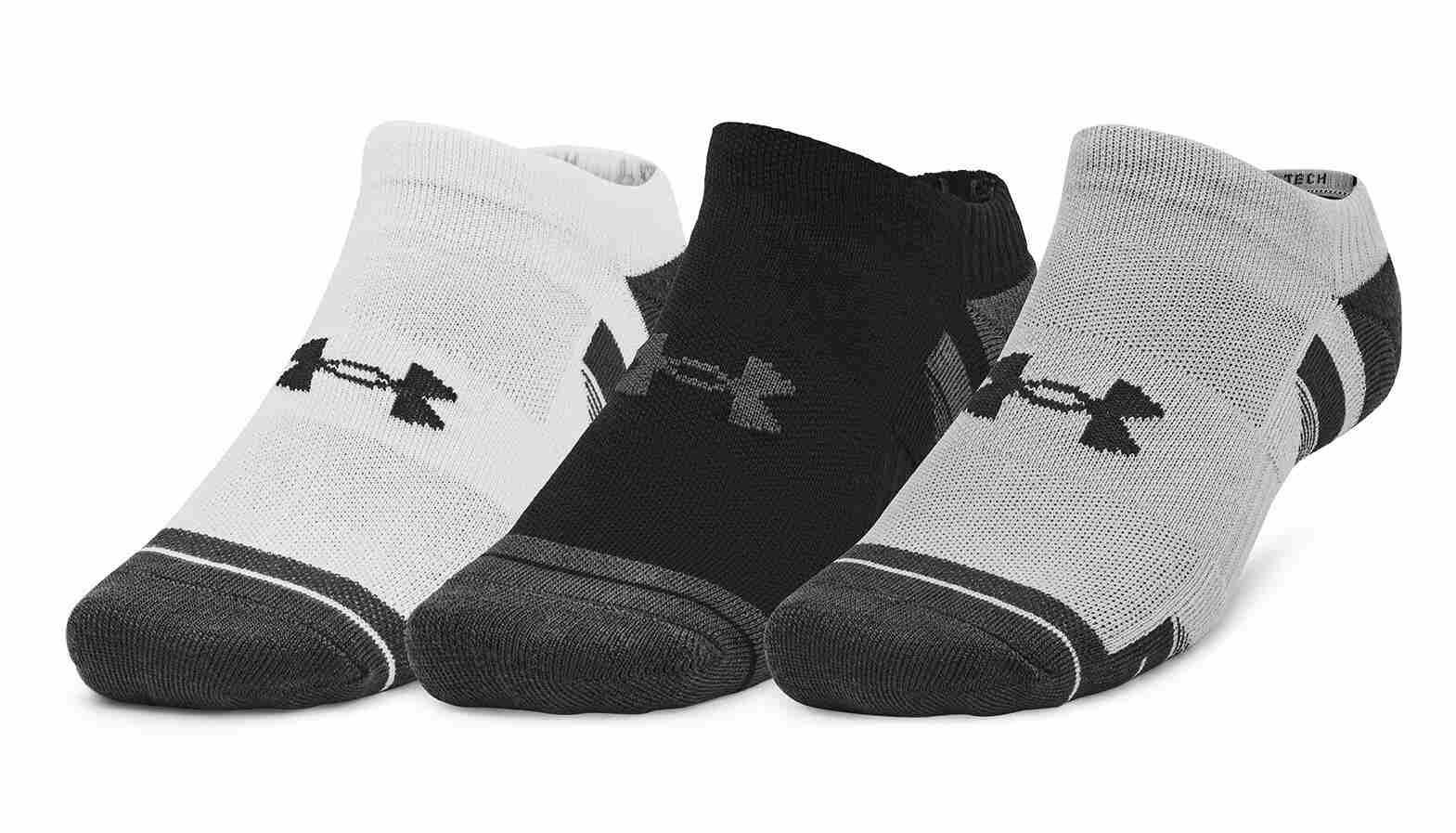Under Armour Performance Tech calzini unisex (3 paia), mod gray