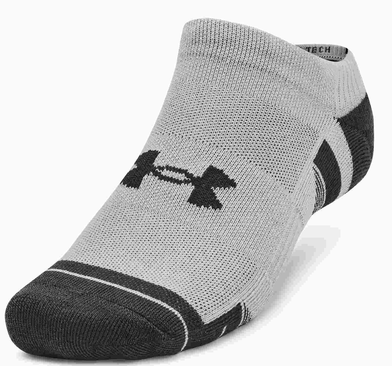 Under Armour Performance Tech calzini unisex (3 paia), mod gray