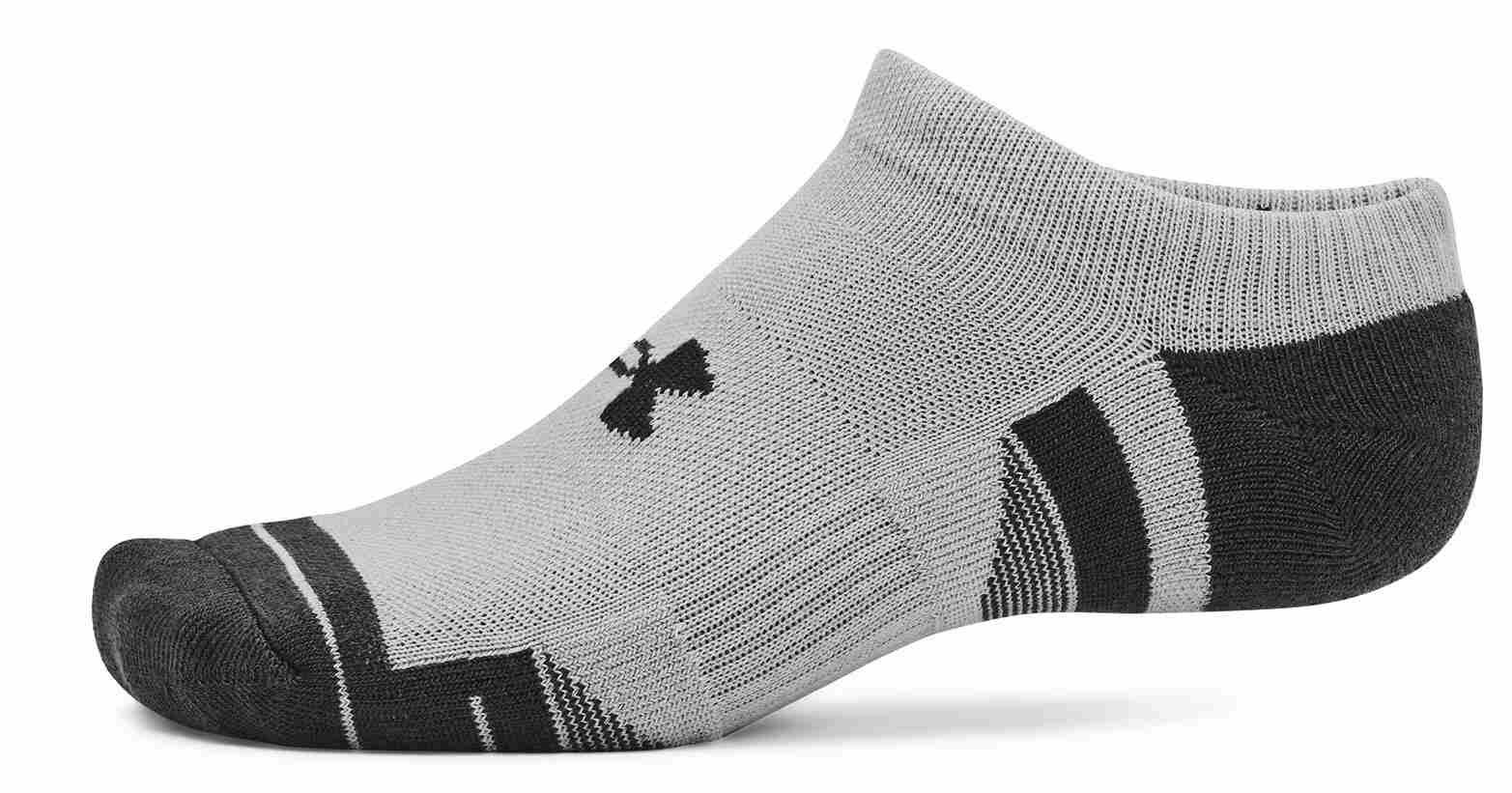 Under Armour Performance Tech calzini unisex (3 paia), mod gray