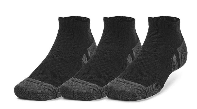 Under Armour Performance Tech calzini unisex (3 paia), neri