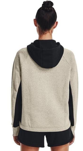 Under Armour Rival + FZ Hoodie felpa donna, marrone