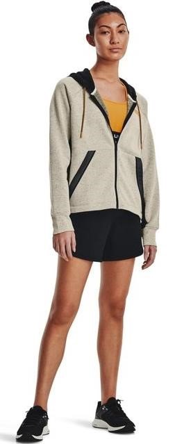Under Armour Rival + FZ Hoodie felpa donna, marrone
