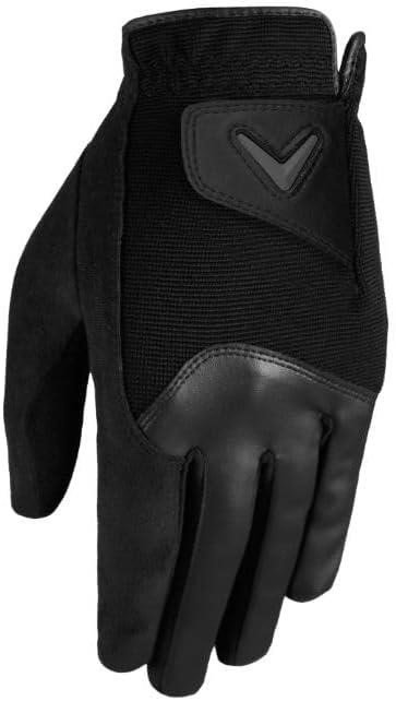 Callaway Rain Spann 2023 guanti da golf uomo (coppia), nero