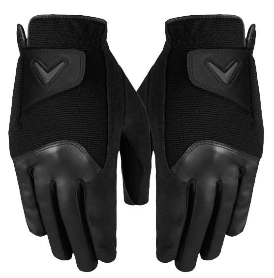 Callaway Rain Spann guanti da golf donna (paio), nero