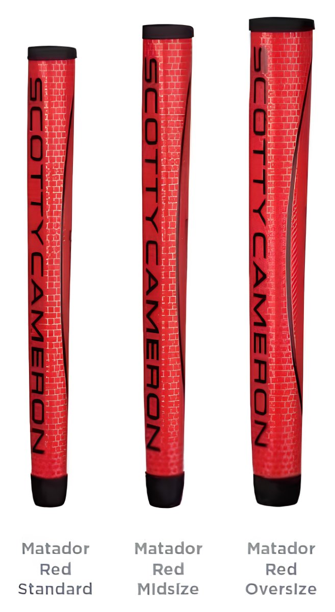 Scotty Cameron Matador putter grip, nero/rosso, midsize