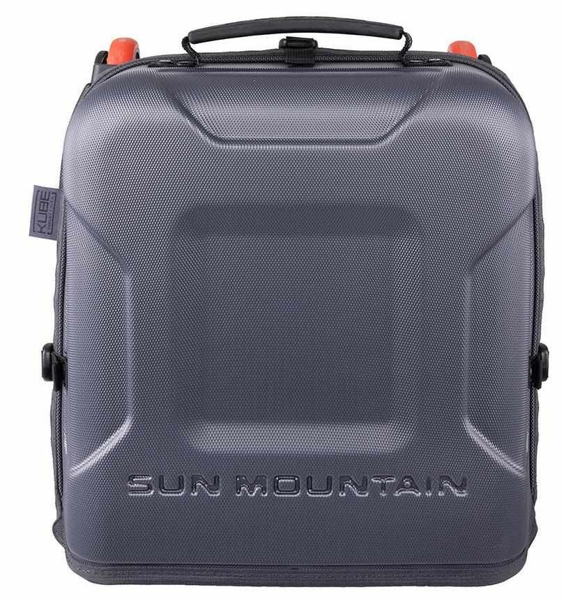 Sun Mountain Kube custodia da viaggio, acciaio/nero/rush red