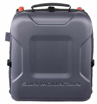 Sun Mountain Kube custodia da viaggio, acciaio/nero/rush red