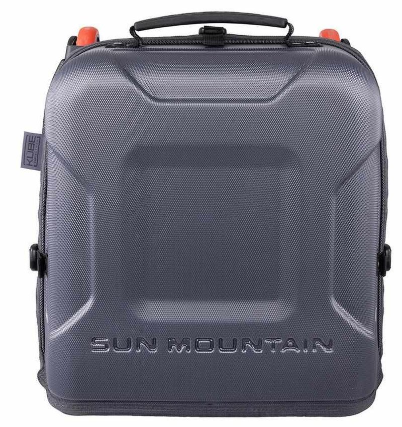 Sun Mountain Kube custodia da viaggio, acciaio/nero/rush red