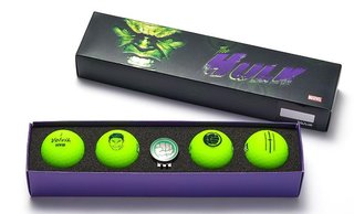 Volvik VIVID MARVEL HULK palline da golf, verdi