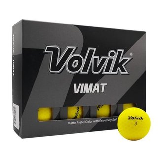 Volvik VIMAT palline da golf, gialle opache