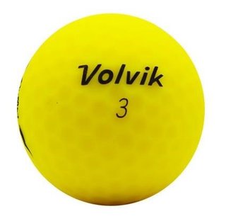 Volvik VIMAT palline da golf, gialle opache