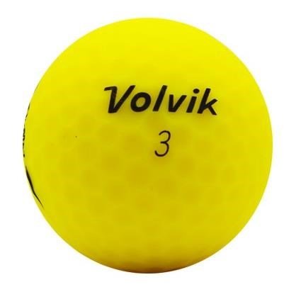 Volvik VIMAT palline da golf, gialle opache