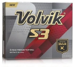 Volvik S3 palline da golf, arancioni