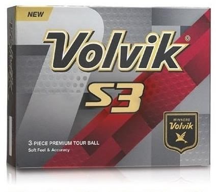 Volvik S3 palline da golf, arancioni