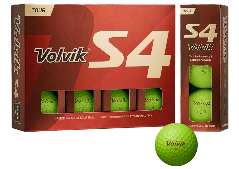 Volvik S4 palline da golf, verdi