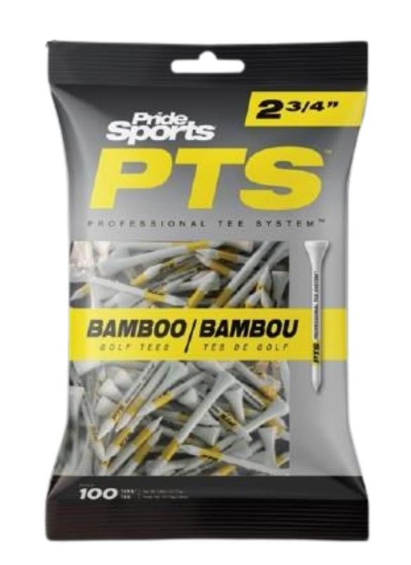Pride Sports PTS Bamboo tee 69 mm (2 3/4"), 100 pezzi