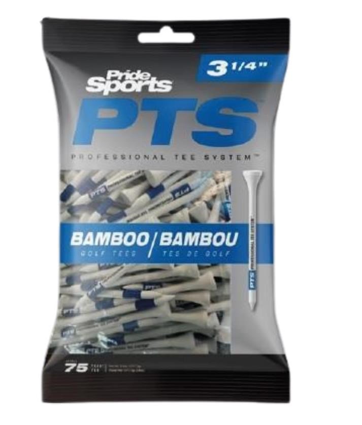 Pride Sports PTS Bamboo tee 83mm (3 1/4"), 75 pezzi