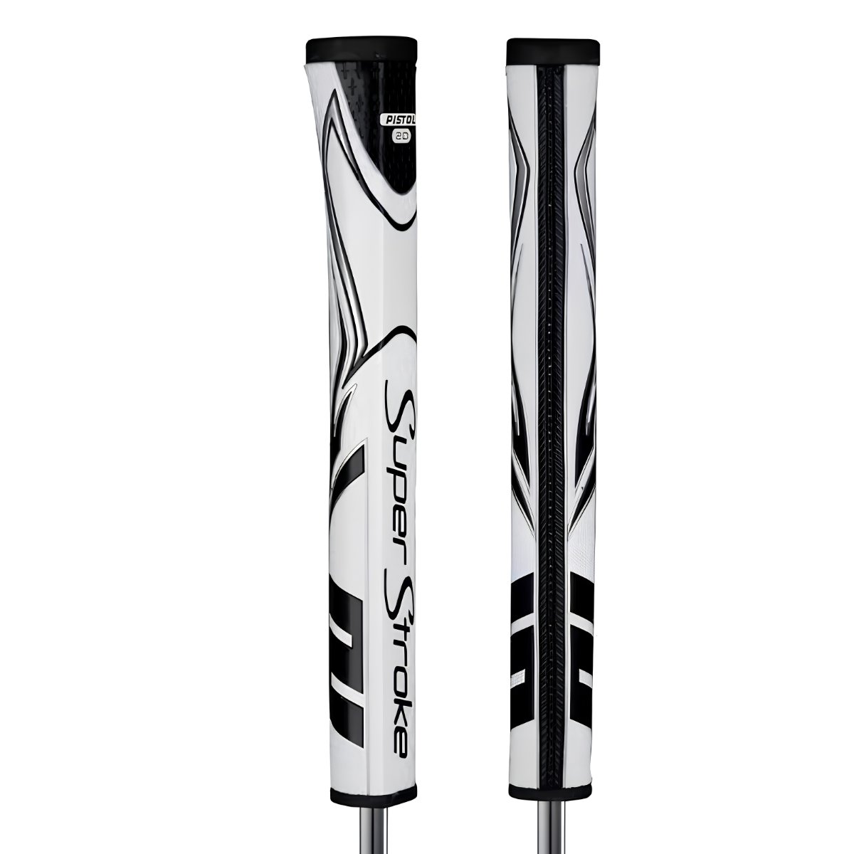 SuperStroke SuperStroke Zenergy Pistol GT 2.0 grip per putter, bianco/nero