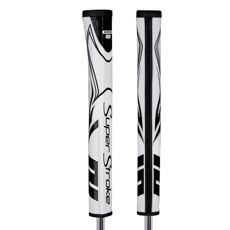 SuperStroke SuperStroke Zenergy Pistol GT 2.0 grip per putter, bianco/nero
