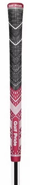 Golf Pride MCC Teams grip (.60 RND), MIDSIZE, rosso scuro/bianco