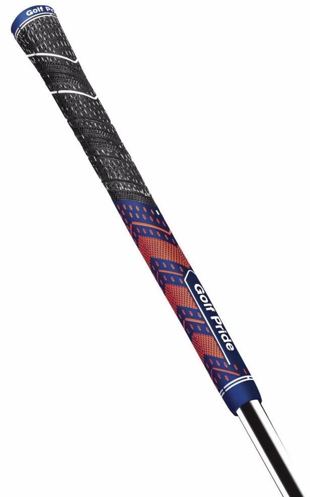 Golf Pride New Decade Multi Compound MCC Teams grip, STANDARD, navy/arancione