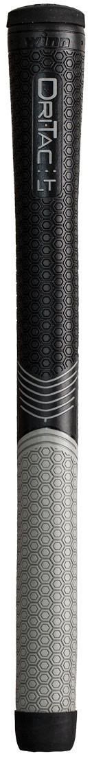 Winn DriTac LT (Less Taper) +1/16" grip, MIDSIZE, impugnatura, nero/grigio
