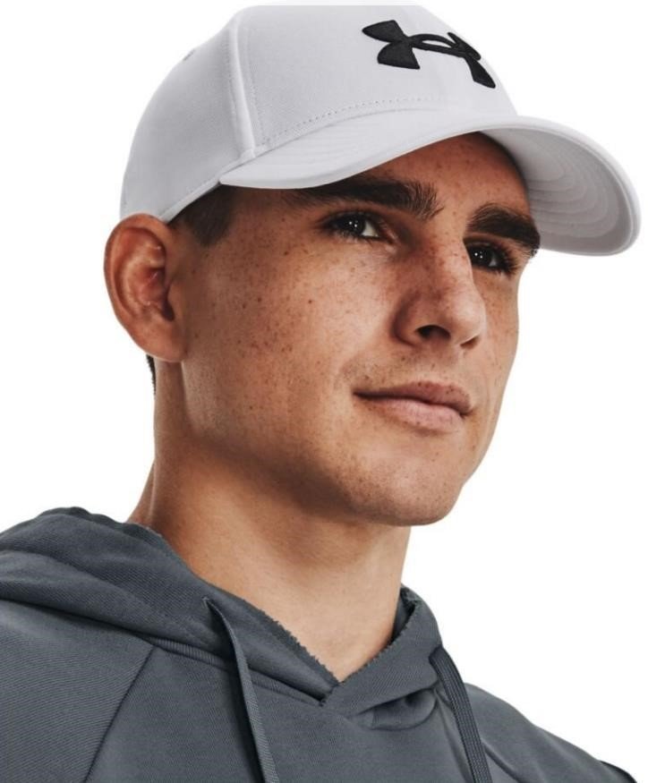 Under Armour Blitzing cappellino da uomo, bianco, OSFM
