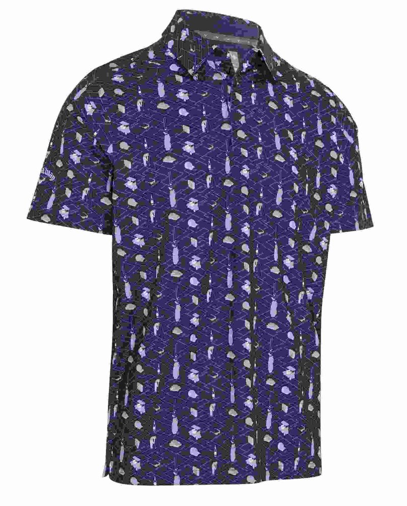 Callaway All Over Go polo da uomo, peacoat