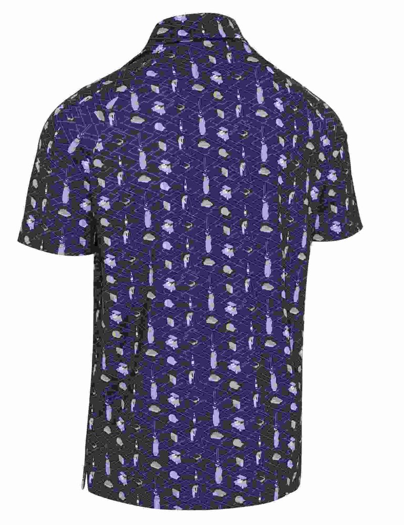 Callaway All Over Go polo da uomo, peacoat