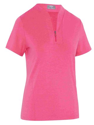 Callaway Tonal Heather polo da donna, pink peacock