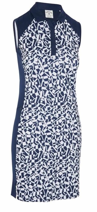 Callaway Two Tone Geo vestito da golf donna 2024, peacoat