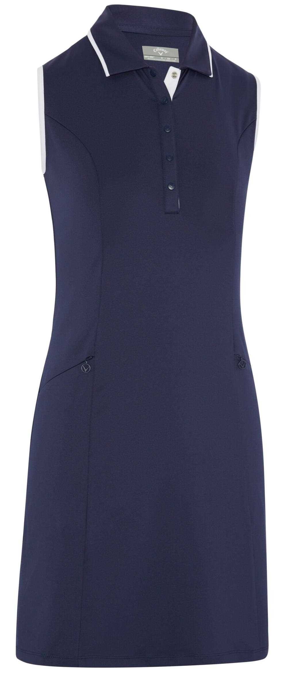 Callaway Sleeveless golf dress 2024 da donna, peacoat